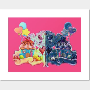 candyland  design Posters and Art